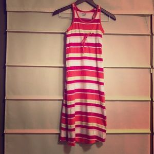 Girls summer striped cotton frock